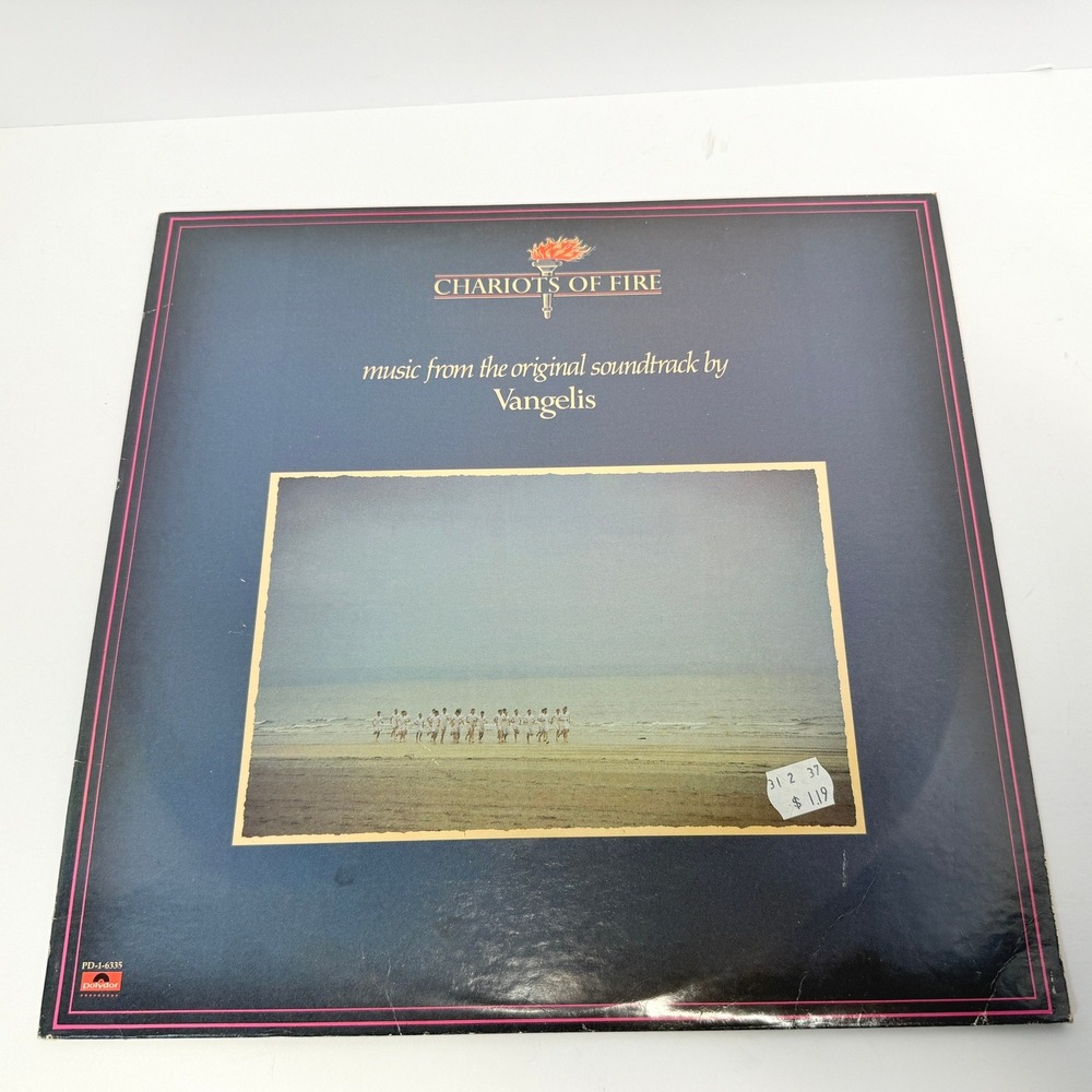 Vangelis Chariots Of Fire Soundtrack Vinyl LP Polydor PD-1-6335 1981 Electronic